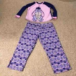 NWOT Disney Eyeore Microfleece PJs in size 2X